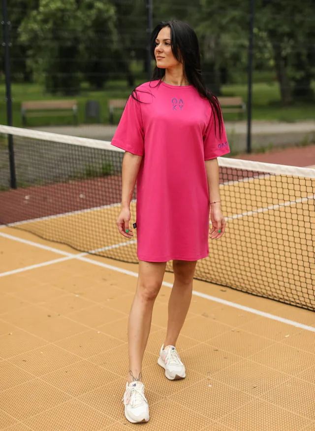 Marškinėlių tipo suknelė Pink — 1 nuotrauka