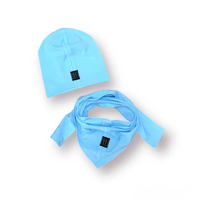 Džersio kepurytė su kaklaskare Baby Blue