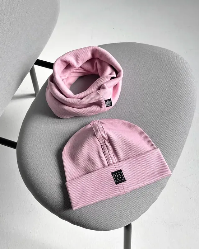 Kepurė su mova/kaklaskare Blush — 1 nuotrauka