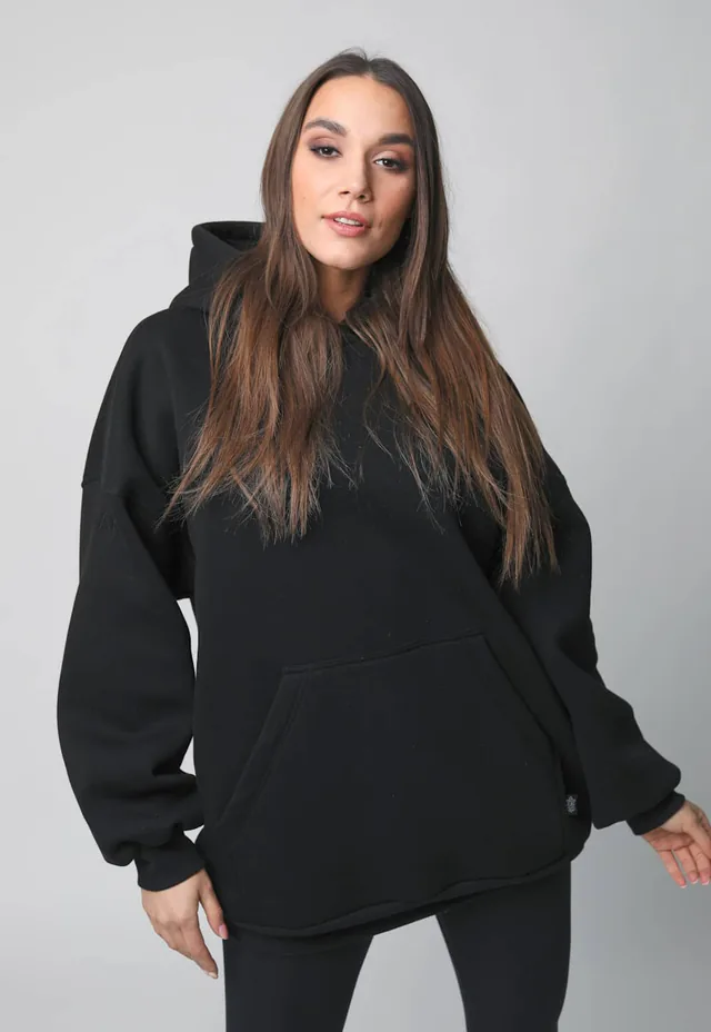 Džemperis BIG HOODIE Black