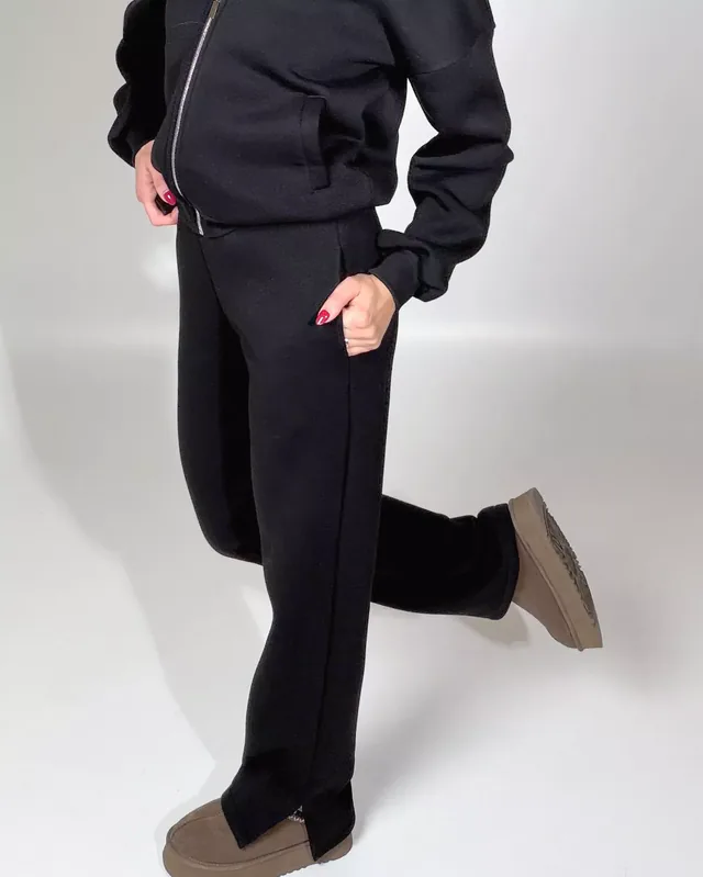 Kelnės PANTS SLIT Black