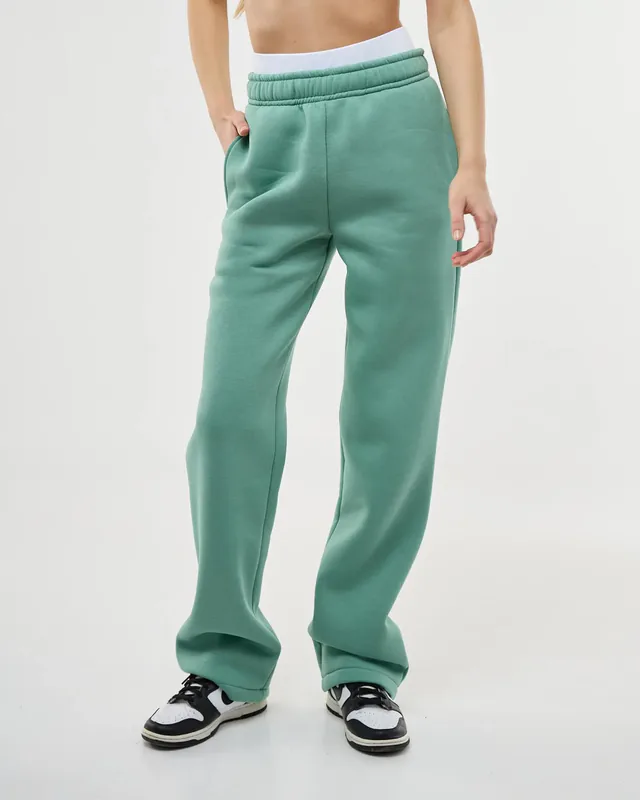 Kelnės PANTS Sage moss