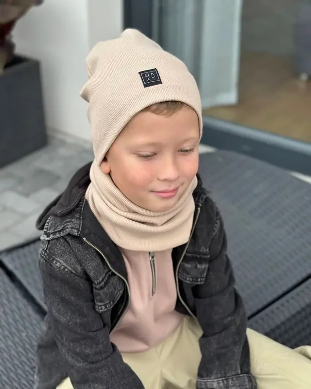 Kepurė su mova COMFORT Beige