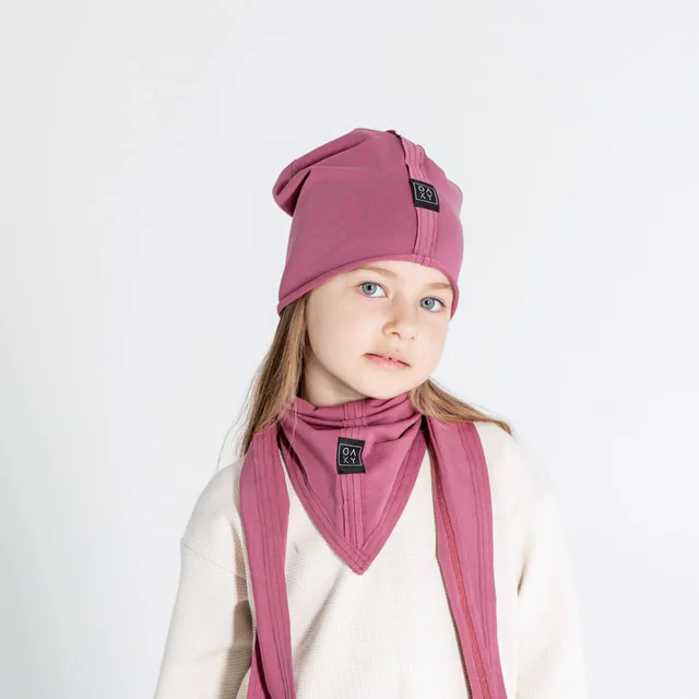 Džersio kepurytė su kaklaskare PLUM — 1 nuotrauka