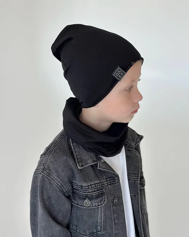 Džersio kepurė su mova MINIMAL Black — 1 nuotrauka