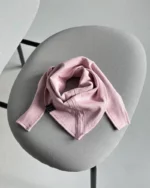 Rib kaklaskarė rožinės spalvos