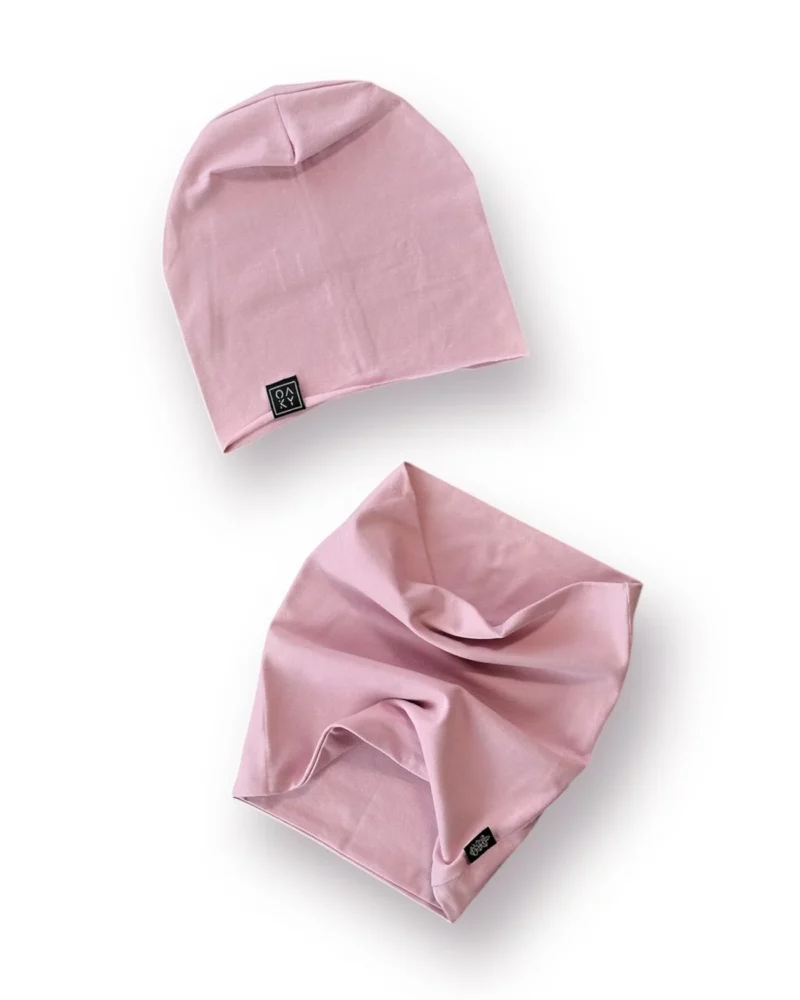 Plona kepurė su mova minimal pink