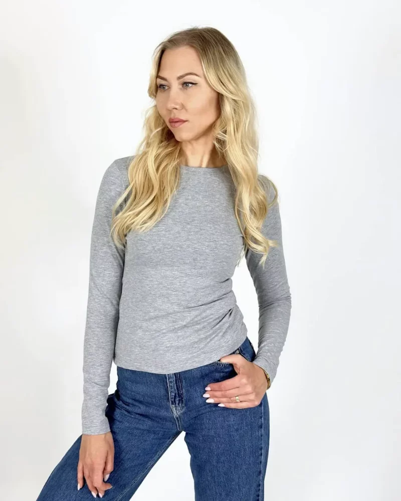 pilka moteriška palaidinė basic