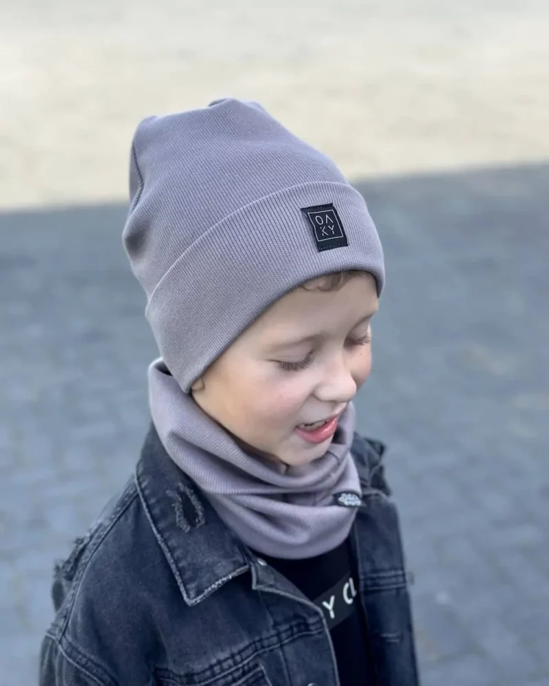 kakavinė vaikiška kepurė su mova