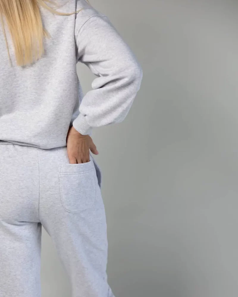 moteriškas laisvalaikio kostiumas melange