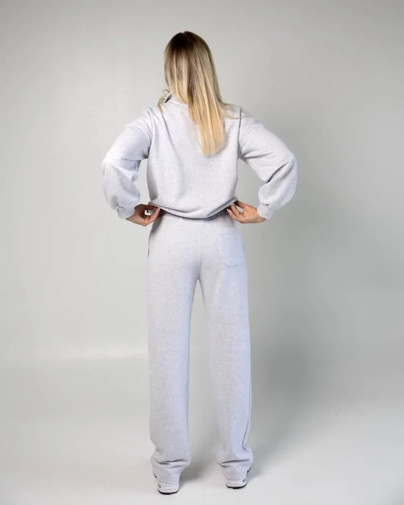 Moteriškas džemperis ZIP COLLAR Melange - Image 5