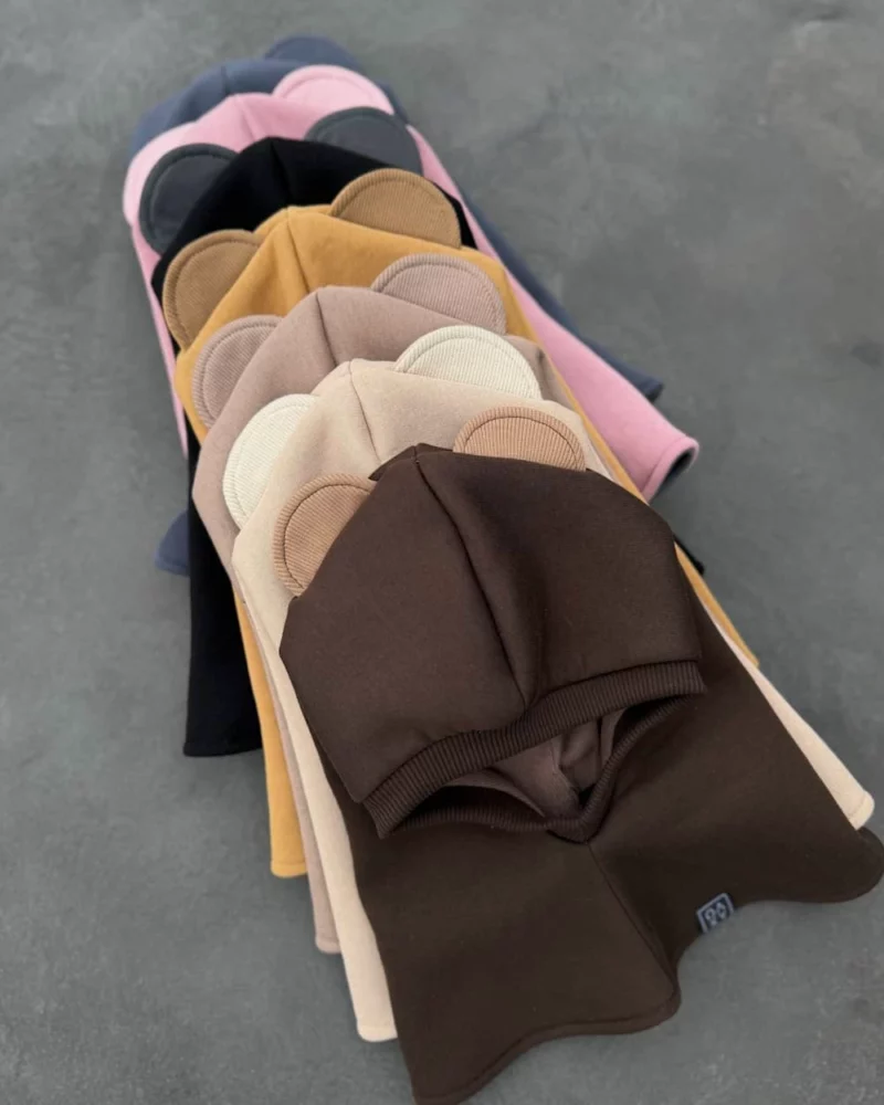 Vaikiškas šiltas šalmukas Bear