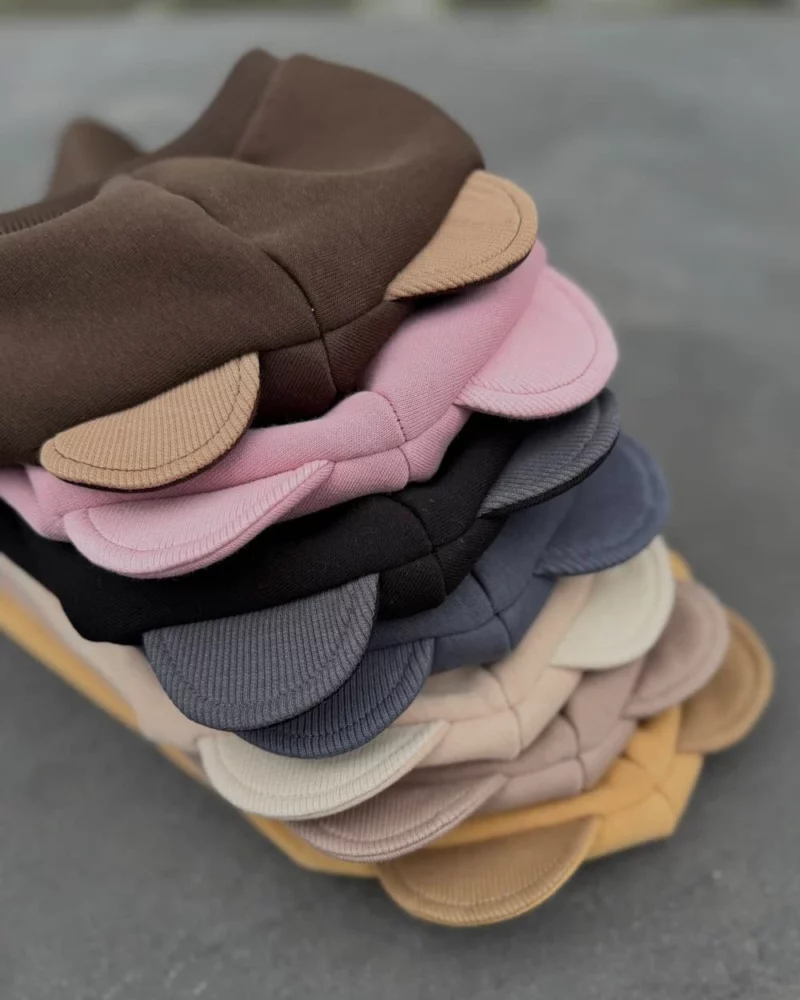 Vaikiški žieminiai šalmukai su ausytėmis