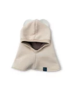 Vaikiškas žieminis šalmukas su ausytėmis Nude